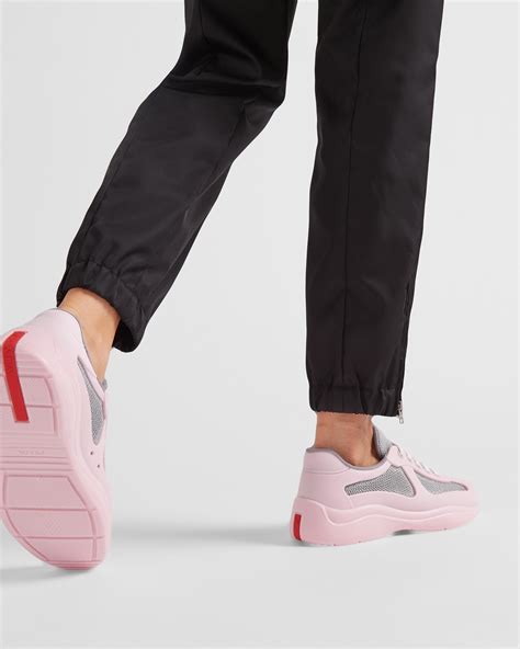 prada america's cup high top|prada americas cup sneakers pink.